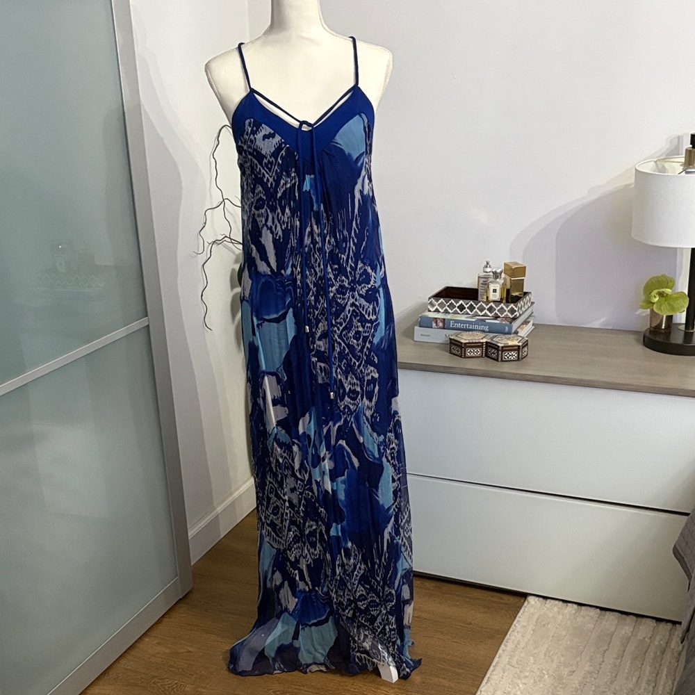 Analili Blue Maxi Dress